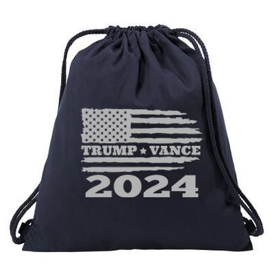 Trump Vance 2024 Gray Style Drawstring Bag