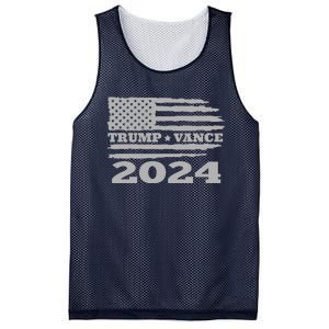 Trump Vance 2024 Gray Style Mesh Reversible Basketball Jersey Tank