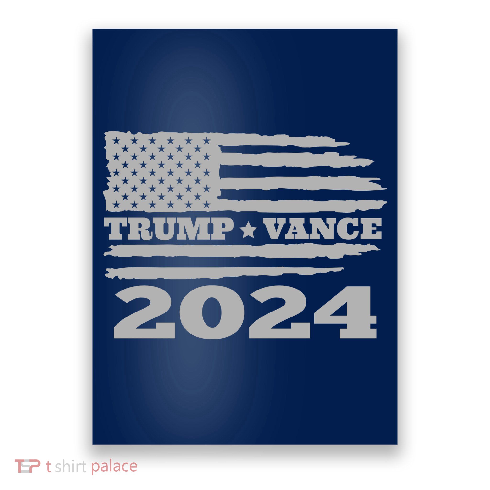 Trump Vance 2024 Gray Style Poster