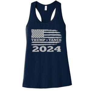 Trump Vance 2024 Gray Style Women's Racerback Tank