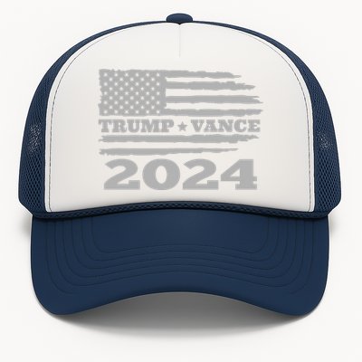 Trump Vance 2024 Gray Style Trucker Hat