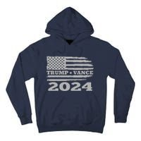 Trump Vance 2024 Gray Style Tall Hoodie