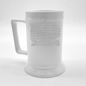 Trump Vance 2024 Gray Style Beer Stein