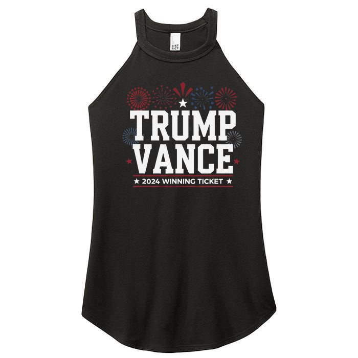 Trump Vance 2024 Winning Ticket Trump Won Women's Perfect Tri Rocker Tank