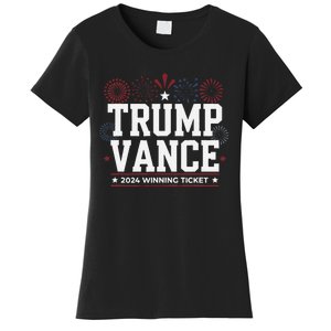 Trump Vance 2024 Winning Ticket Trump Won Women's T-Shirt