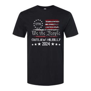 Trump Vance 2024 Funny Outlaw Hillbilly Softstyle CVC T-Shirt