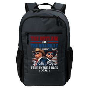 Trump Vance 24 The Outlaw And The Hillbillytake America Back Gift Daily Commute Backpack