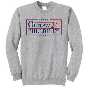 Trump Vance 2024 Funny Outlaw Hillbilly Tall Sweatshirt