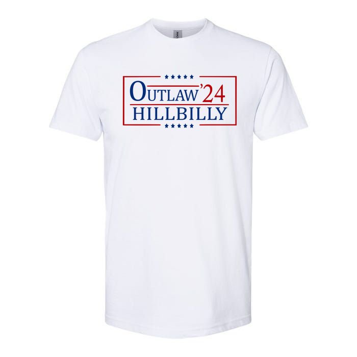 Trump Vance 2024 Funny Outlaw Hillbilly Softstyle CVC T-Shirt