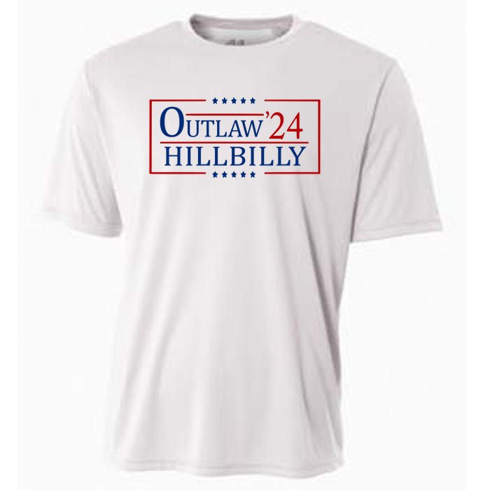 Trump Vance 2024 Funny Outlaw Hillbilly Cooling Performance Crew T-Shirt