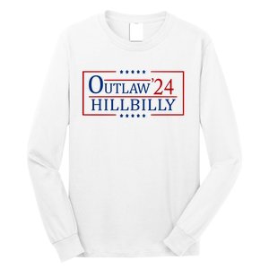 Trump Vance 2024 Funny Outlaw Hillbilly Long Sleeve Shirt