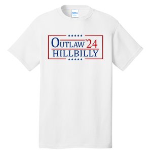 Trump Vance 2024 Funny Outlaw Hillbilly Tall T-Shirt