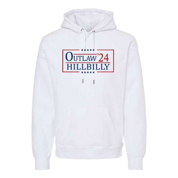 Trump Vance 2024 Funny Outlaw Hillbilly Premium Hoodie