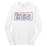 Trump Vance 2024 Funny Outlaw Hillbilly Tall Long Sleeve T-Shirt