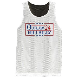 Trump Vance 2024 Funny Outlaw Hillbilly Mesh Reversible Basketball Jersey Tank