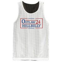 Trump Vance 2024 Funny Outlaw Hillbilly Mesh Reversible Basketball Jersey Tank