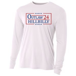 Trump Vance 2024 Funny Outlaw Hillbilly Cooling Performance Long Sleeve Crew