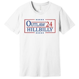 Trump Vance 2024 Funny Outlaw Hillbilly Premium T-Shirt