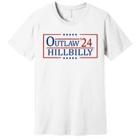 Trump Vance 2024 Funny Outlaw Hillbilly Premium T-Shirt