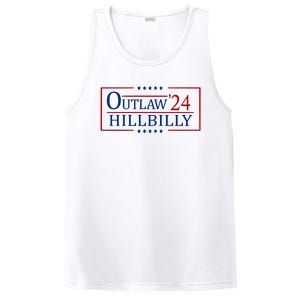 Trump Vance 2024 Funny Outlaw Hillbilly PosiCharge Competitor Tank