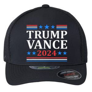 Trump Vance 2024 For President Vp Usa Election Patriotic Flexfit Unipanel Trucker Cap