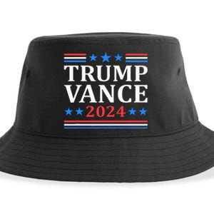 Trump Vance 2024 For President Vp Usa Election Patriotic Sustainable Bucket Hat