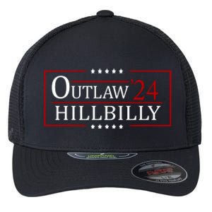 Trump Vance 2024 Funny Outlaw Hillbilly Flexfit Unipanel Trucker Cap