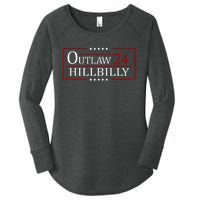 Trump Vance 2024 Funny Outlaw Hillbilly Women's Perfect Tri Tunic Long Sleeve Shirt