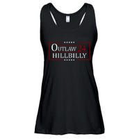 Trump Vance 2024 Funny Outlaw Hillbilly Ladies Essential Flowy Tank