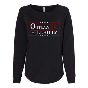 Trump Vance 2024 Funny Outlaw Hillbilly Womens California Wash Sweatshirt