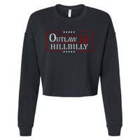 Trump Vance 2024 Funny Outlaw Hillbilly Cropped Pullover Crew