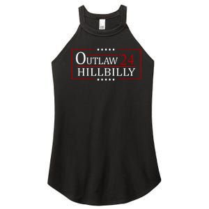 Trump Vance 2024 Funny Outlaw Hillbilly Women's Perfect Tri Rocker Tank