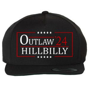 Trump Vance 2024 Funny Outlaw Hillbilly Wool Snapback Cap