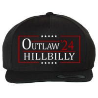 Trump Vance 2024 Funny Outlaw Hillbilly Wool Snapback Cap