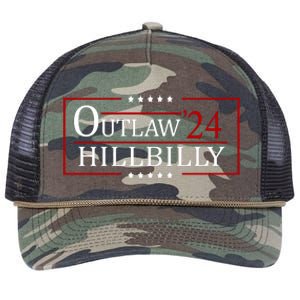 Trump Vance 2024 Funny Outlaw Hillbilly Retro Rope Trucker Hat Cap