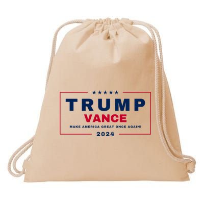 Trump Vance 2024 Trump Jd Vance Vp Make America Great Once Again! Maga 2024 Drawstring Bag