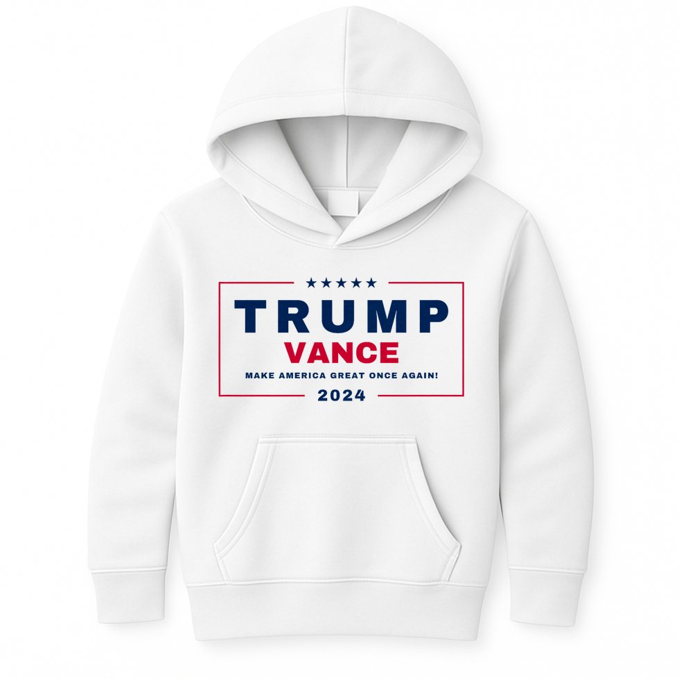 Trump Vance 2024 Trump Jd Vance Vp Make America Great Once Again! Maga 2024 Kids Hoodie