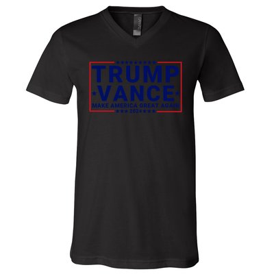 Trump Vance 2024 Republican Vp Presidential Election Trumpvance 2024 Trump 2024 V-Neck T-Shirt