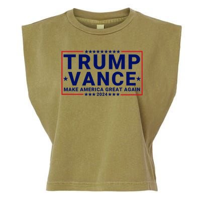 Trump Vance 2024 Republican Vp Presidential Election Trumpvance 2024 Trump 2024 Garment-Dyed Women's Muscle Tee