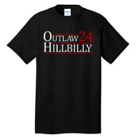 Trump Vance 2024 Funny Outlaw Hillbilly Tall T-Shirt