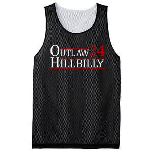 Trump Vance 2024 Funny Outlaw Hillbilly Mesh Reversible Basketball Jersey Tank