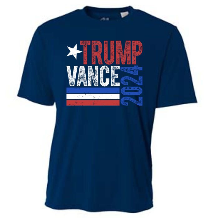 Trump Vance 2024 Vintage Election Cooling Performance Crew T-Shirt