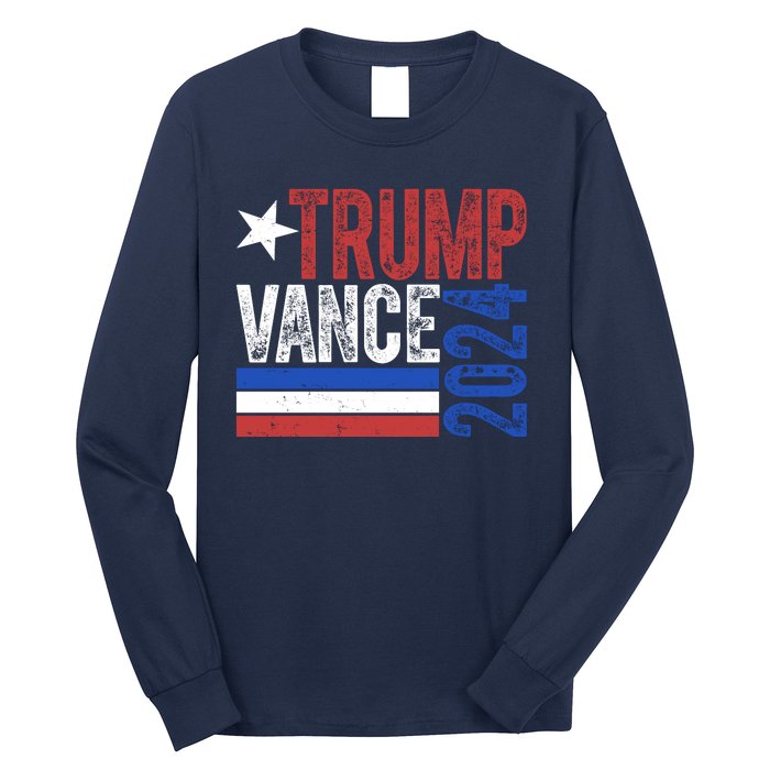 Trump Vance 2024 Vintage Election Long Sleeve Shirt