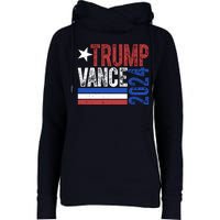 Trump Vance 2024 Vintage Election Womens Funnel Neck Pullover Hood