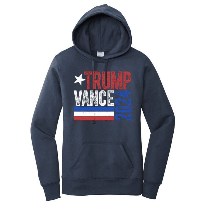 Trump Vance 2024 Vintage Election Women's Pullover Hoodie