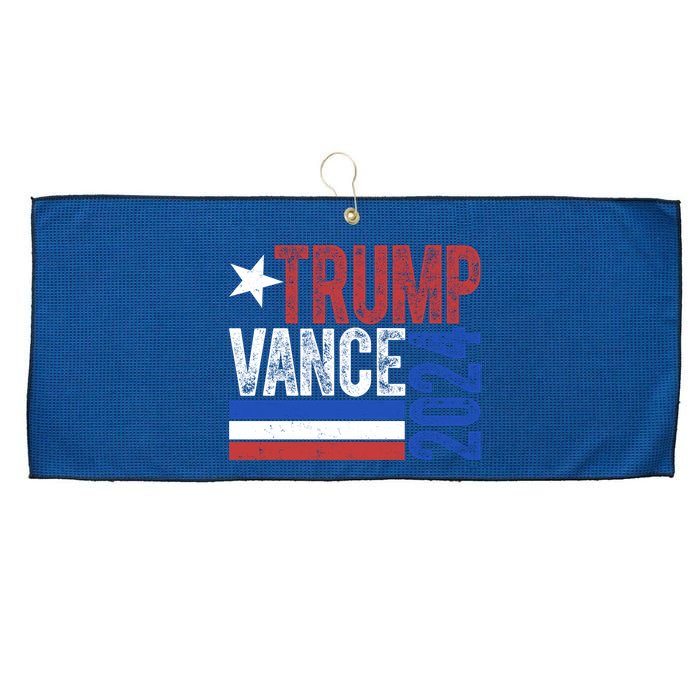 Trump Vance 2024 Vintage Election Large Microfiber Waffle Golf Towel