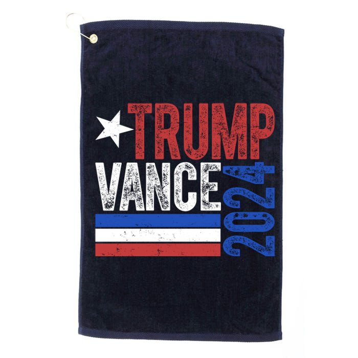 Trump Vance 2024 Vintage Election Platinum Collection Golf Towel