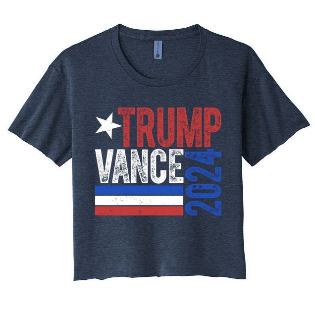 Trump Vance 2024 Vintage Election Crop Top