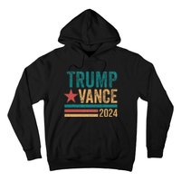 Trump Vance 2024 Retro Stripe Trump Jd Vance Hoodie