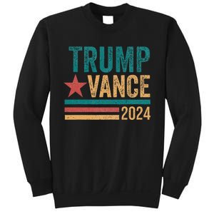 Trump Vance 2024 Retro Stripe Trump Jd Vance Sweatshirt